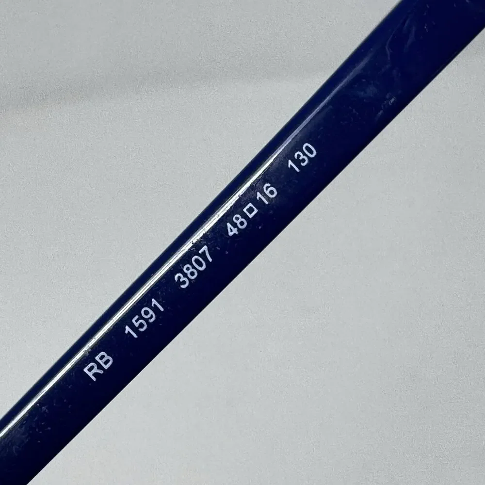 Ray-Ban RB1591 3807 Transparent Purple Blue Kids Eyeglass Frames 48-16-130
